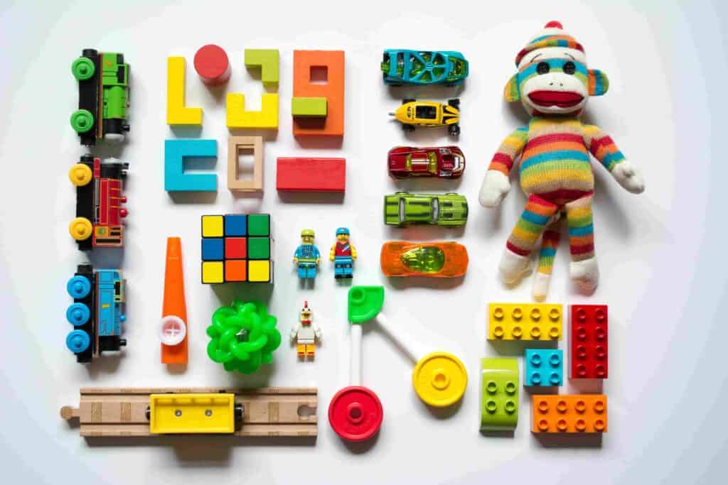 A photo of kids toys and legos and unique gifts for kids all ages  