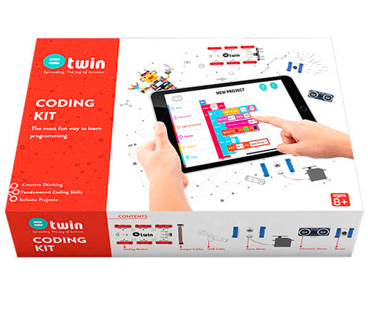 A photo of Twin DYI coding kit for kids and unique gifts for kids all ages