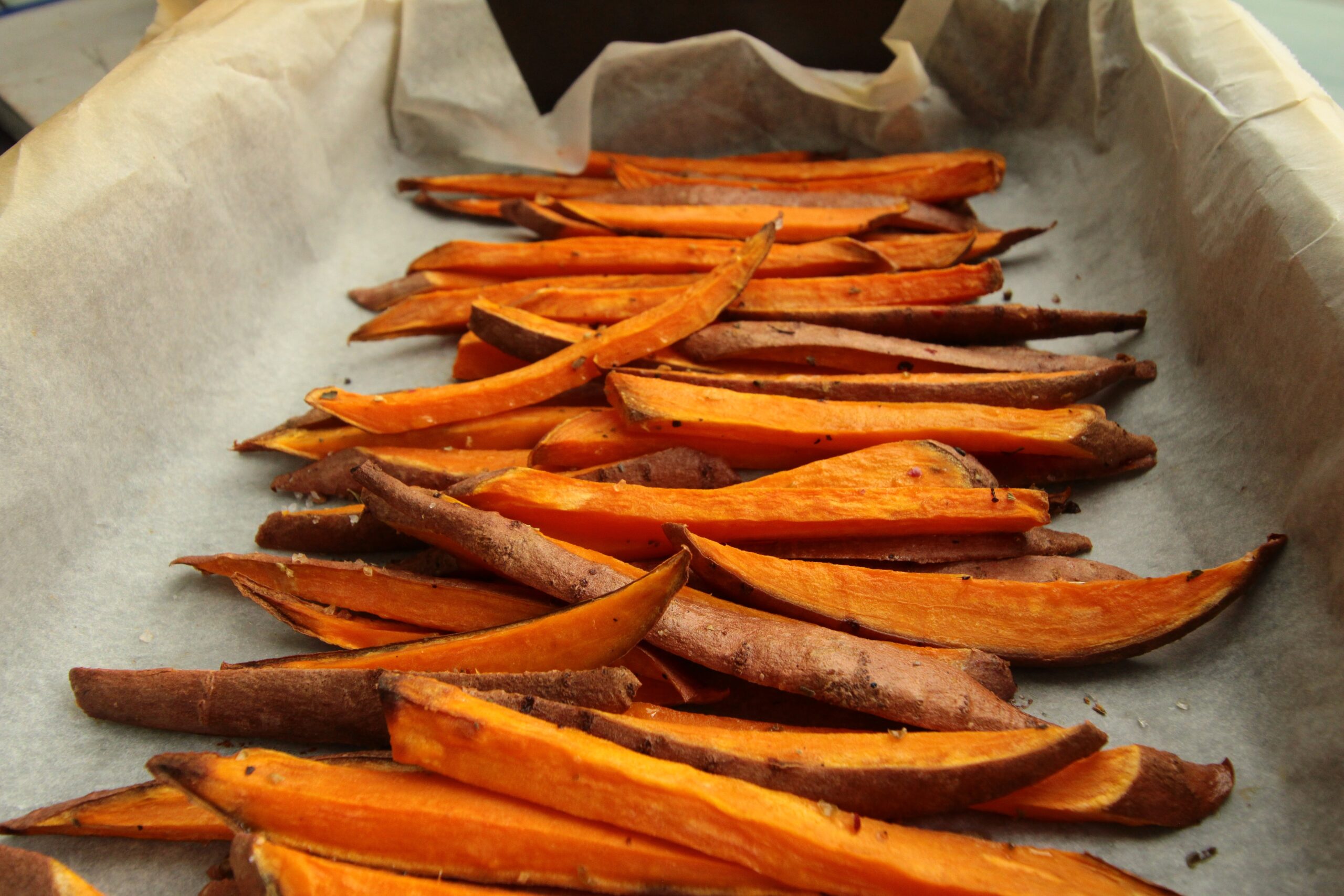 a photo of sweet potato fries and how to speed up your metabolism after 40