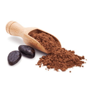 a photo of cacao in a spoon and how to speed up your metabolism after 40