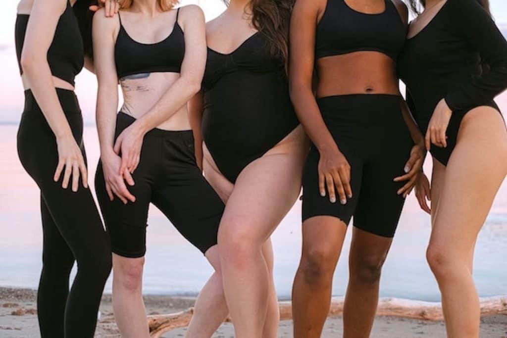 A photo of women of all sizes next to each other and how to speed up your metabolism after 40