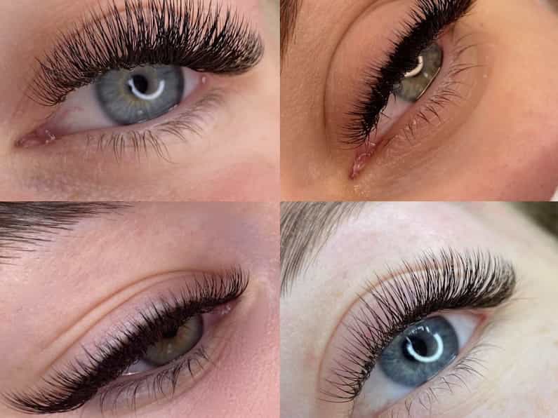 a photo of different eyes with extensions and do eyelash extensions make you look younger?