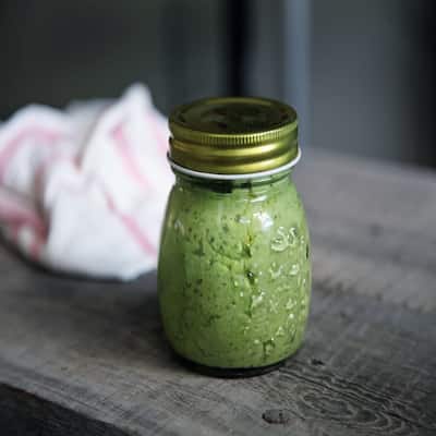 a photo of food in a jar and 9 easy ways to live a more eco-friendly life
