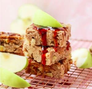a photo of healthy apple pie blondies and 11 Healthy Dessert recipes you should try