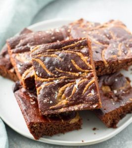 a photo of salted almond butter brownies and 11 Healthy Dessert recipes you should try