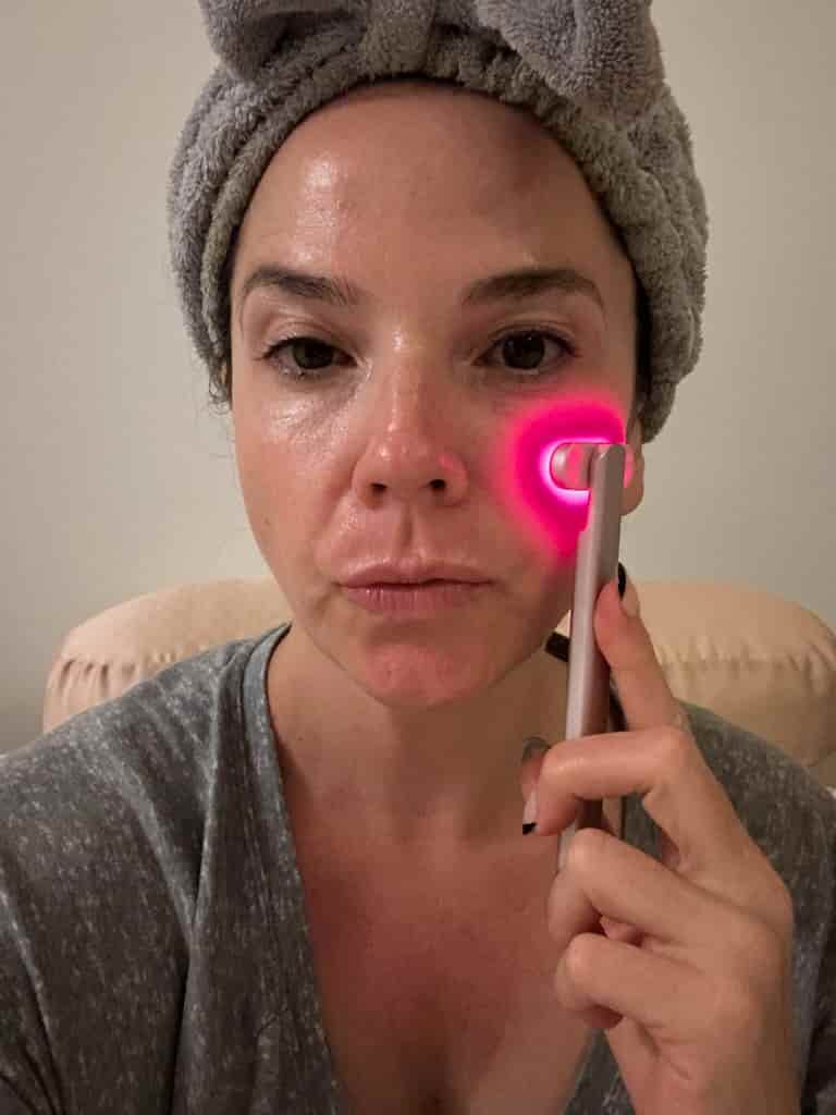 Red Light Therapy with the Solawave Wand