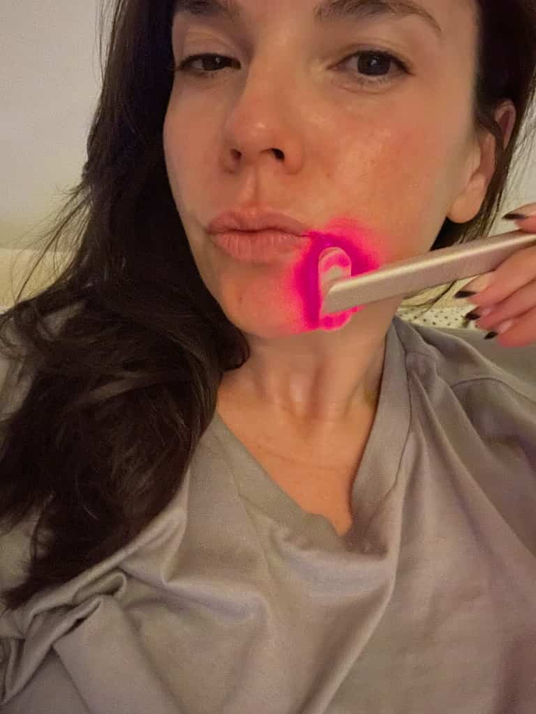 Red Light Therapy with the Solawave Wand